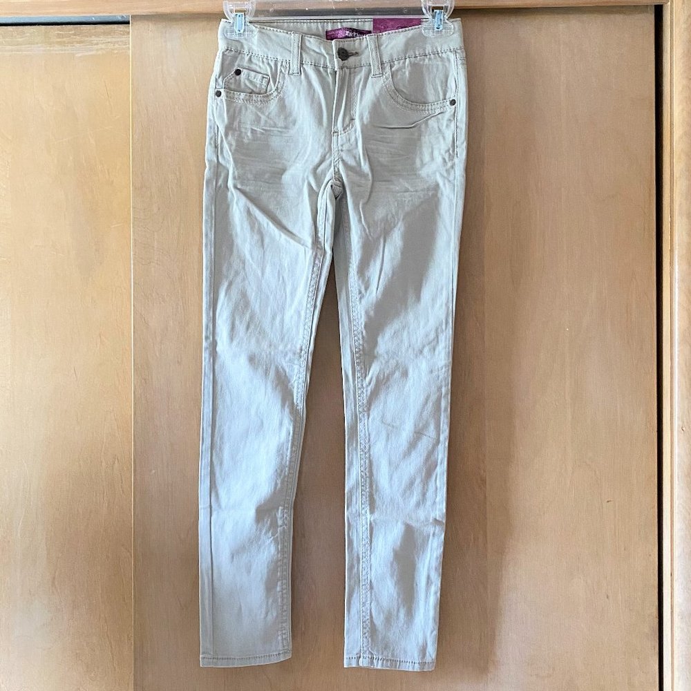 NWT Girl's Sz 10 Epic Threads Cement Skinny Pants